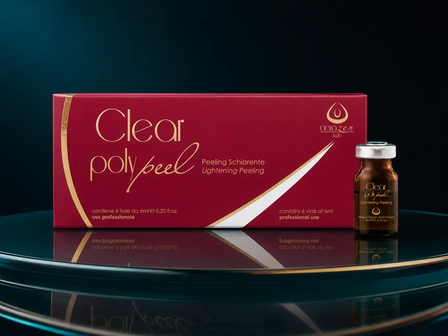 Clear Poly Peel professional product